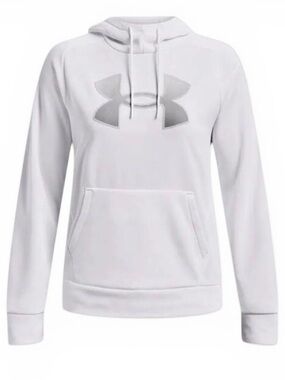 Under Armour Women's White Armour Fleece Hoodie